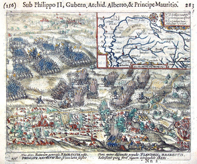 Brabant De Peel, veldslag prins Maurits 1622, Baudartius